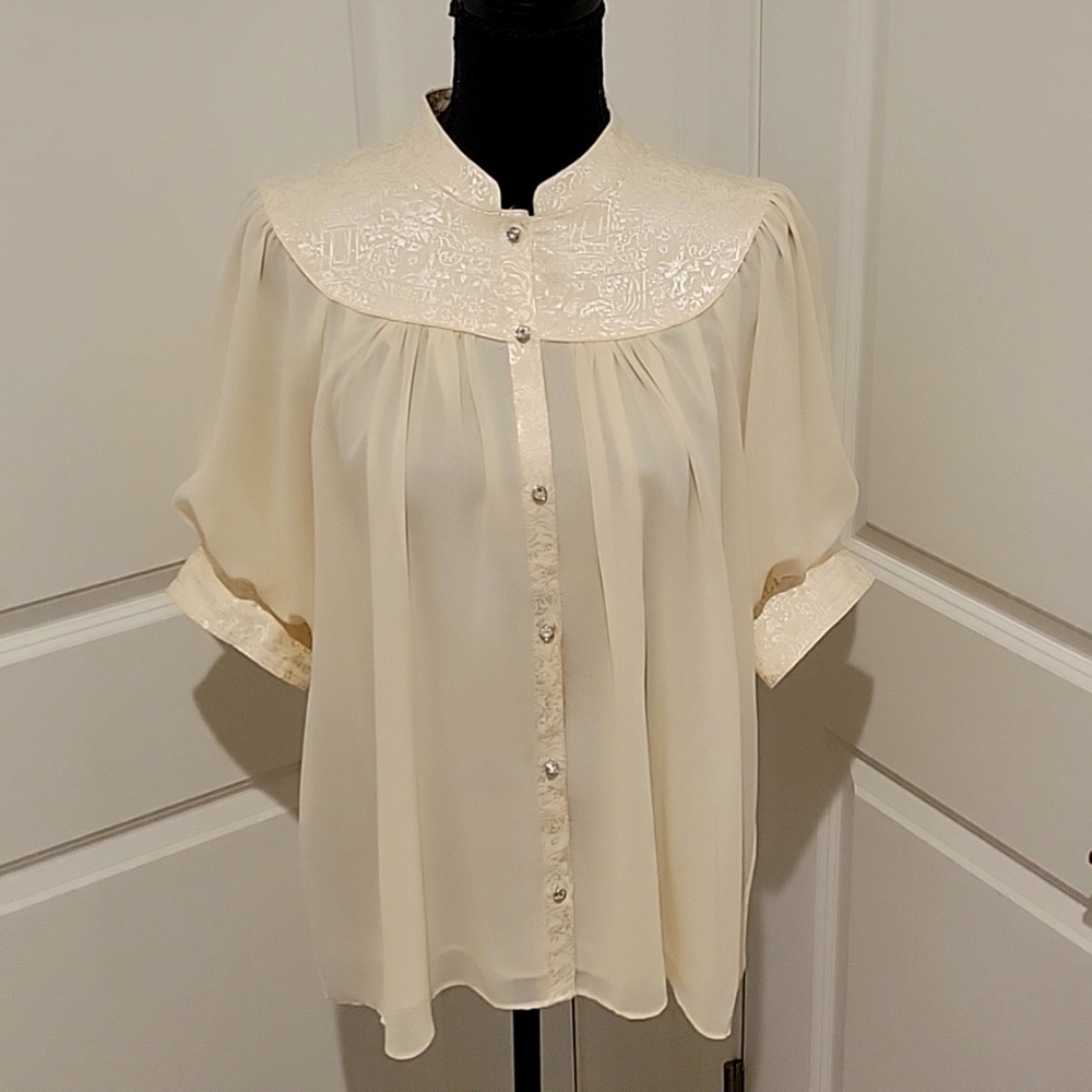 Moulinette Soeurs vetements Colline Anthropologie romantic prairie core blouse
